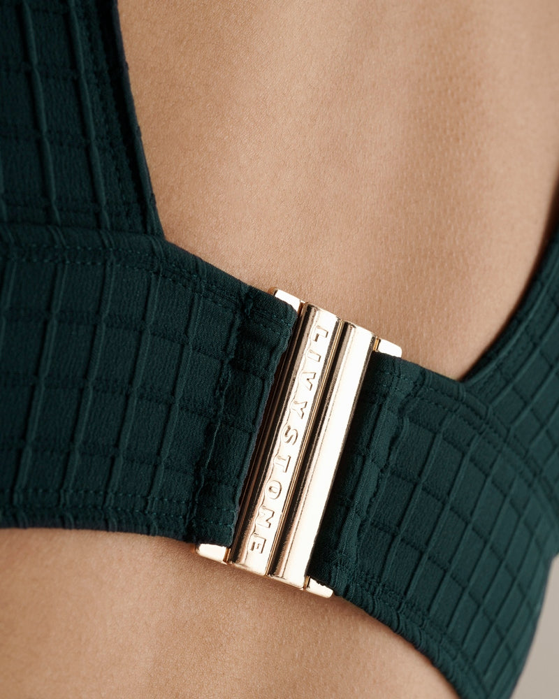 Soutien-Gorge Plongeant Cove - Jungle Green