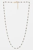 Collier "Amada Noir" Or Jaune 375/1000