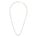 Collier "Amada Noir" Or Jaune 375/1000