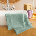 Lot De 2 Gants De Toilette "Spa" - 100% Coton - Menthe
