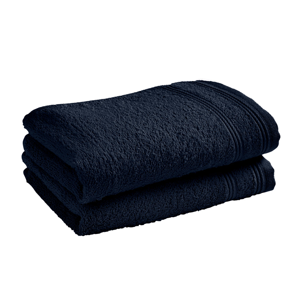 Toallas para Invitados "Spa" - 100% Algodón - Azul Medianoche