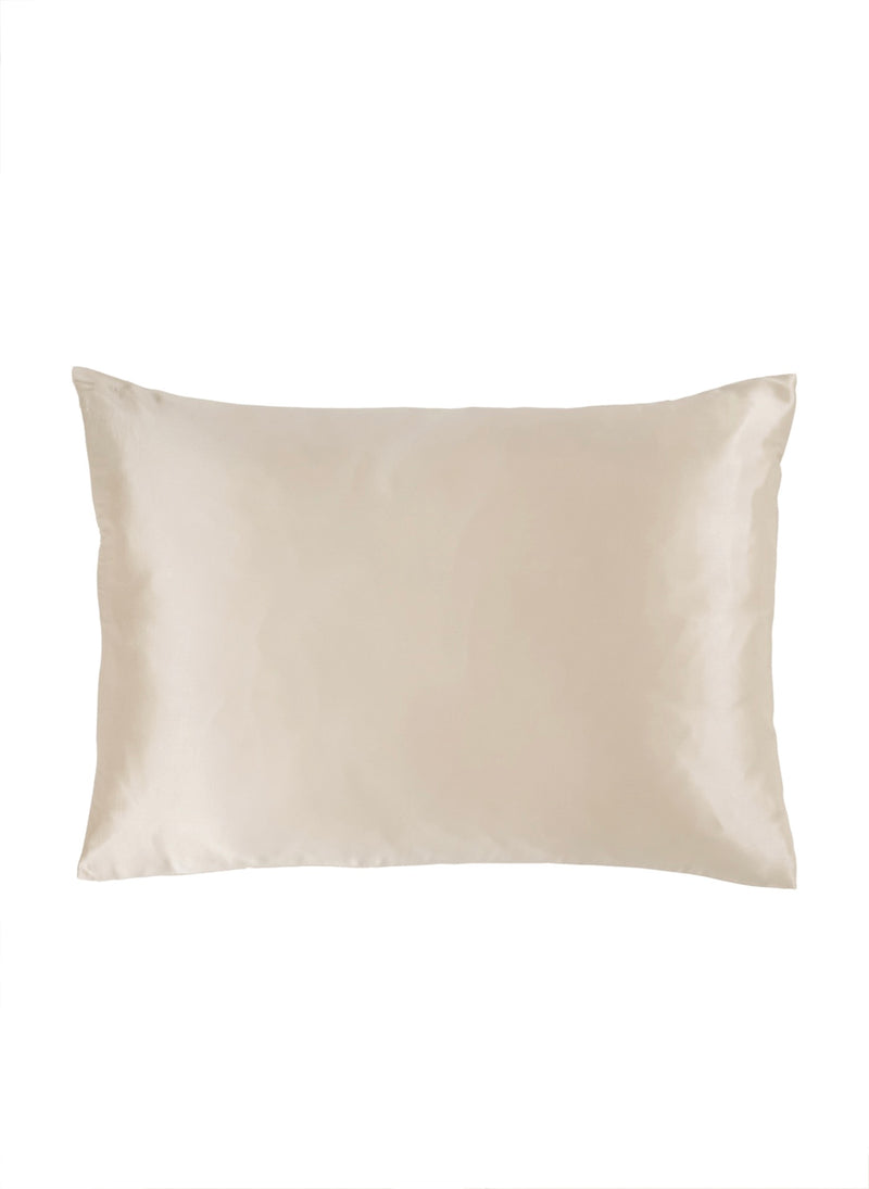 Taie D'Oreiller 100% Pure Soie De Mûrier - Champagne