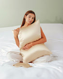 Taie D'Oreiller 100% Pure Soie De Mûrier - Champagne