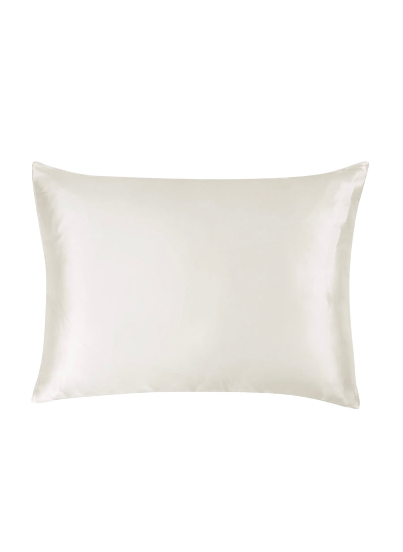 Taie D'Oreiller 100% Pure Soie De Mûrier - Ivoire