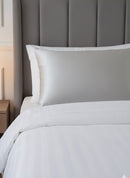 Taie D'Oreiller 100% Pure Soie De Mûrier - Silver