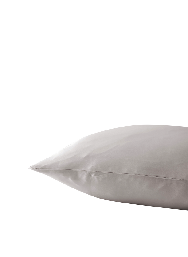 Taie D'Oreiller 100% Pure Soie De Mûrier - Silver
