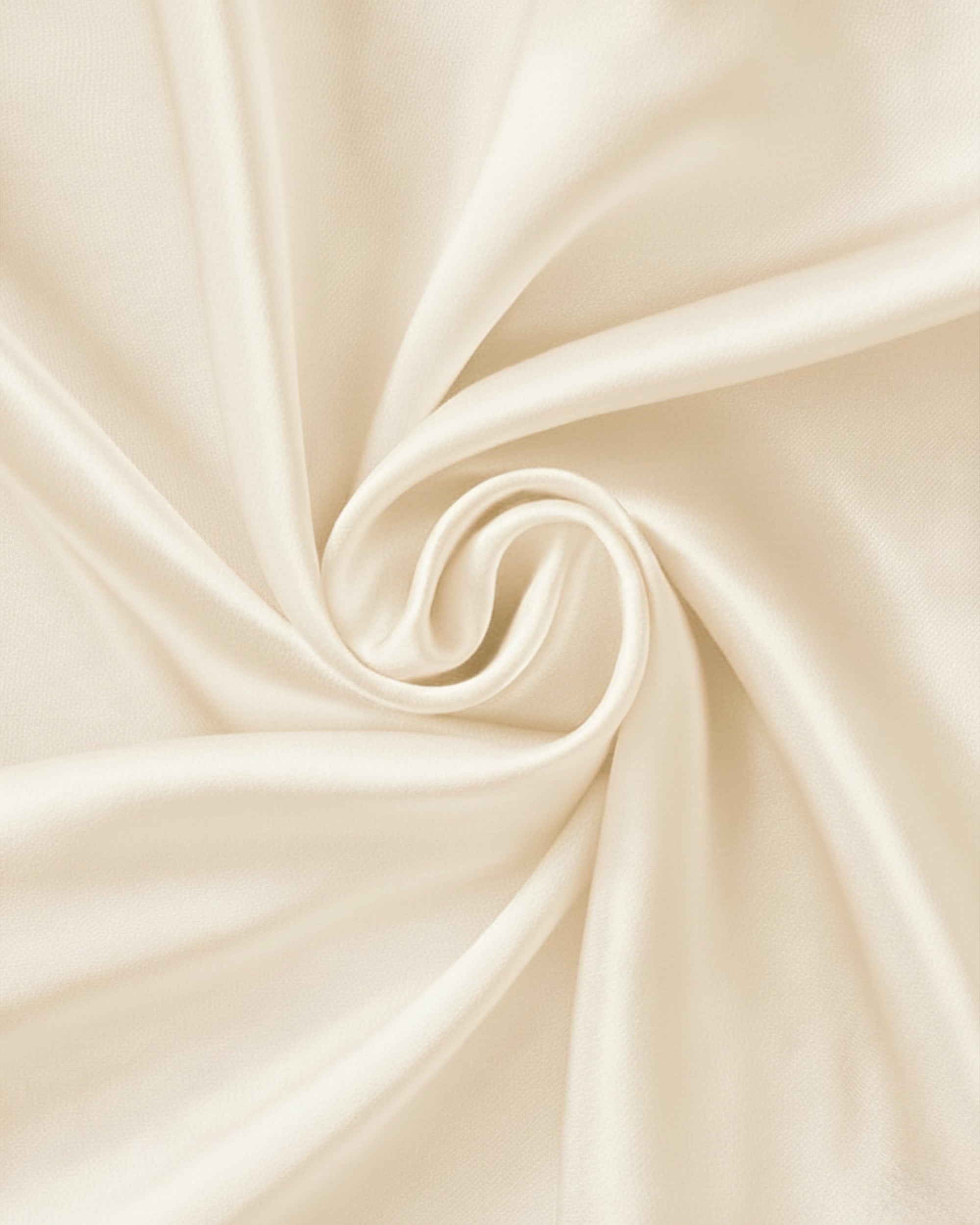 100% Pure Mulberry Silk Scrunchie - Ivory