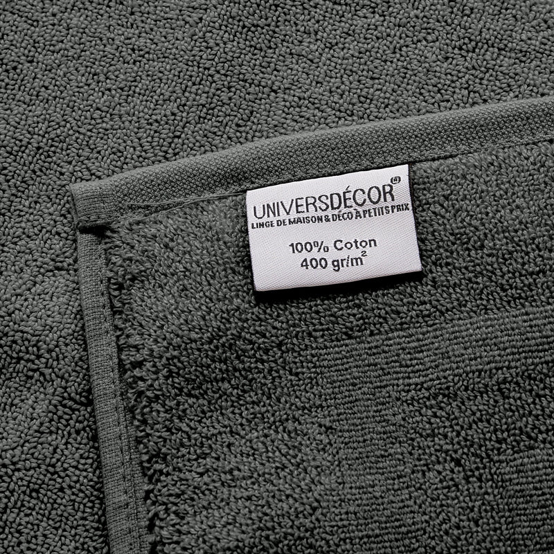 Drap De Bain "Spa" - 100% Coton - Ardoise