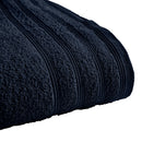 Drap De Bain "Spa" - 100% Coton - Bleu Nuit
