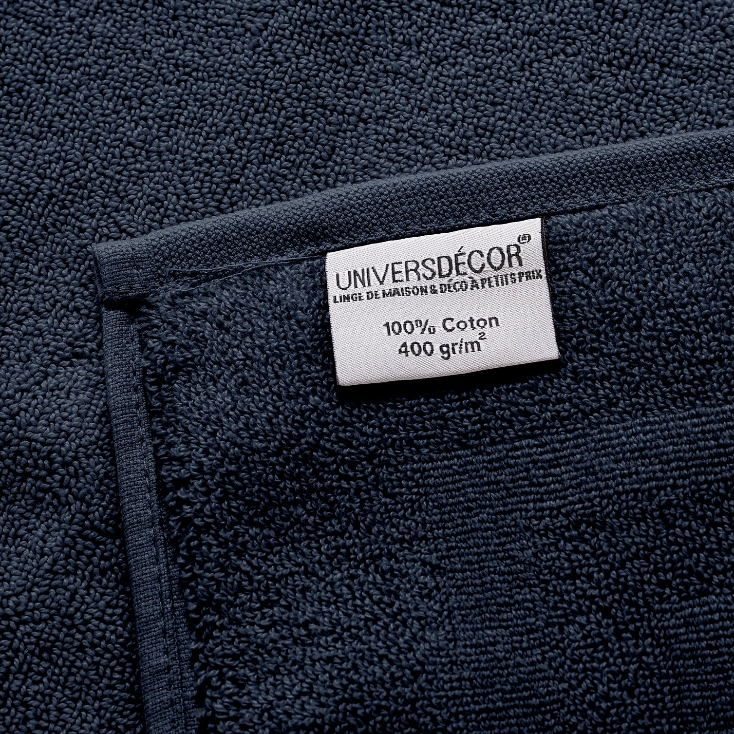 Drap De Bain "Spa" - 100% Coton - Bleu Nuit