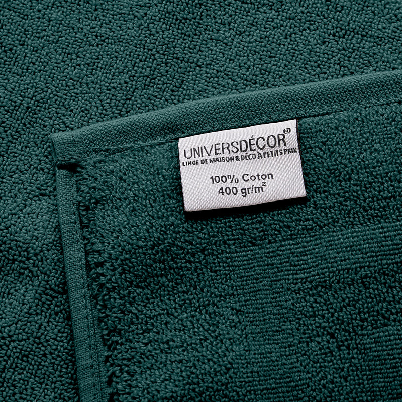 Drap De Bain "Spa" - 100% Coton - Emeraude