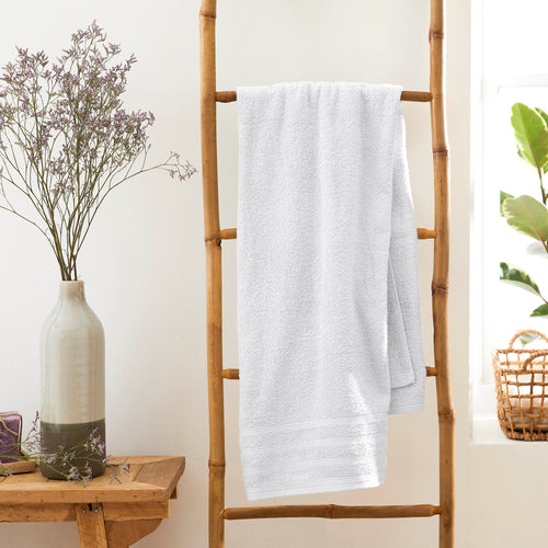 Drap De Bain "Spa" - 100% Coton - Neige