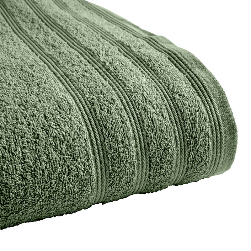 Drap De Bain "Spa" - 100% Coton - Romarin