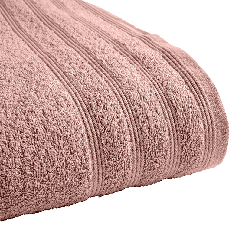 Drap De Bain "Spa" - 100% Coton - Vieux Rose