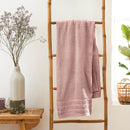 Drap De Bain "Spa" - 100% Coton - Vieux Rose