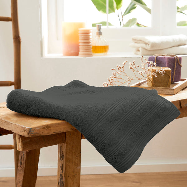"Spa" Bath Sheet - 100% Cotton - Slate