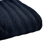 Drap De Douche "Spa" - 100% Coton - Bleu Nuit