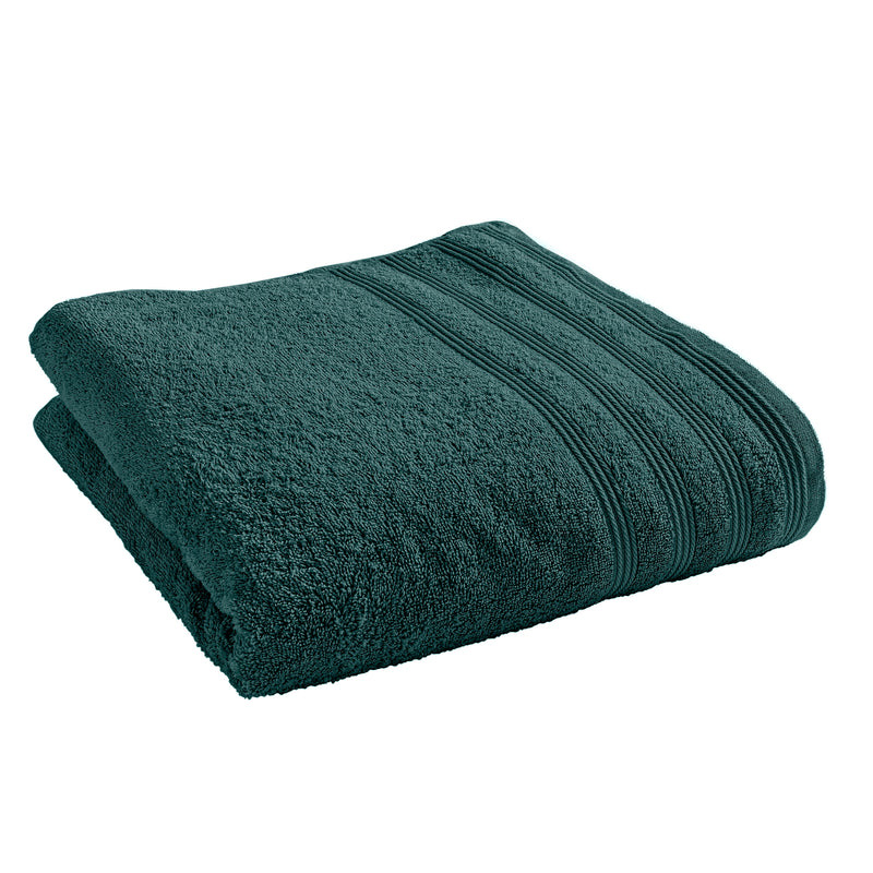 Drap De Douche "Spa" - 100% Coton - Emeraude