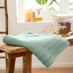 "Spa" Bath Towel - 100% Cotton - Mint