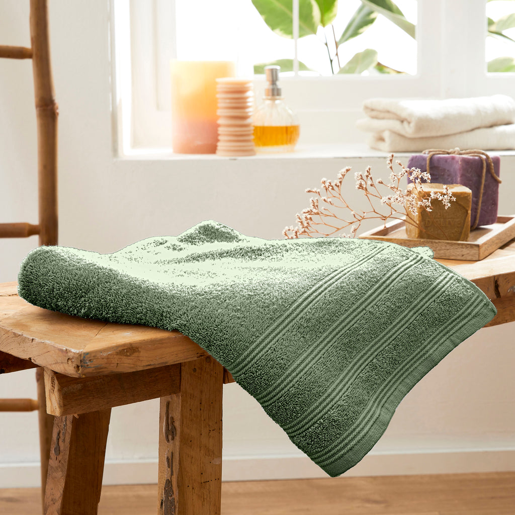 "Spa" Bath Towel - 100% Cotton - Rosemary