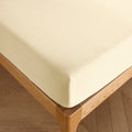 Drap Housse - 100% Coton - Vanille