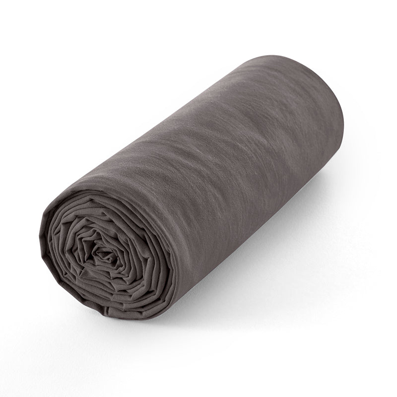 Drap Housse - 100% Coton - Ardoise
