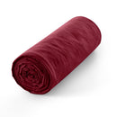 Drap Housse - 100% Coton - Grenat