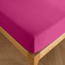 Drap Housse - 100% Coton - Magenta