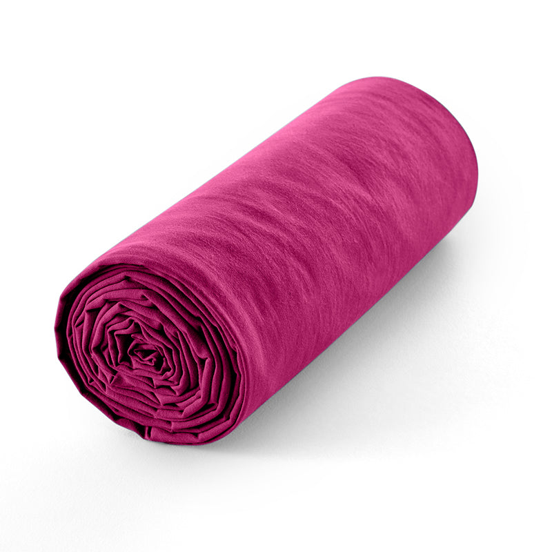 Drap Housse - 100% Coton - Magenta