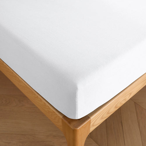 Fitted Sheet - 100% Cotton - Snow