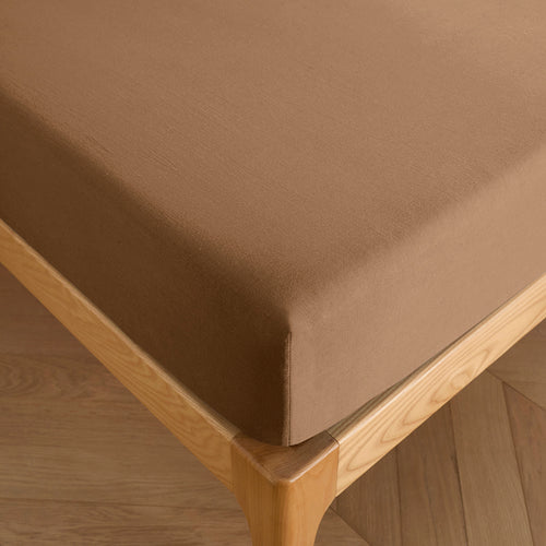 Drap Housse - 100% Coton - Taupe