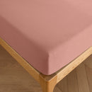 Drap Housse - 100% Coton - Vieux Rose