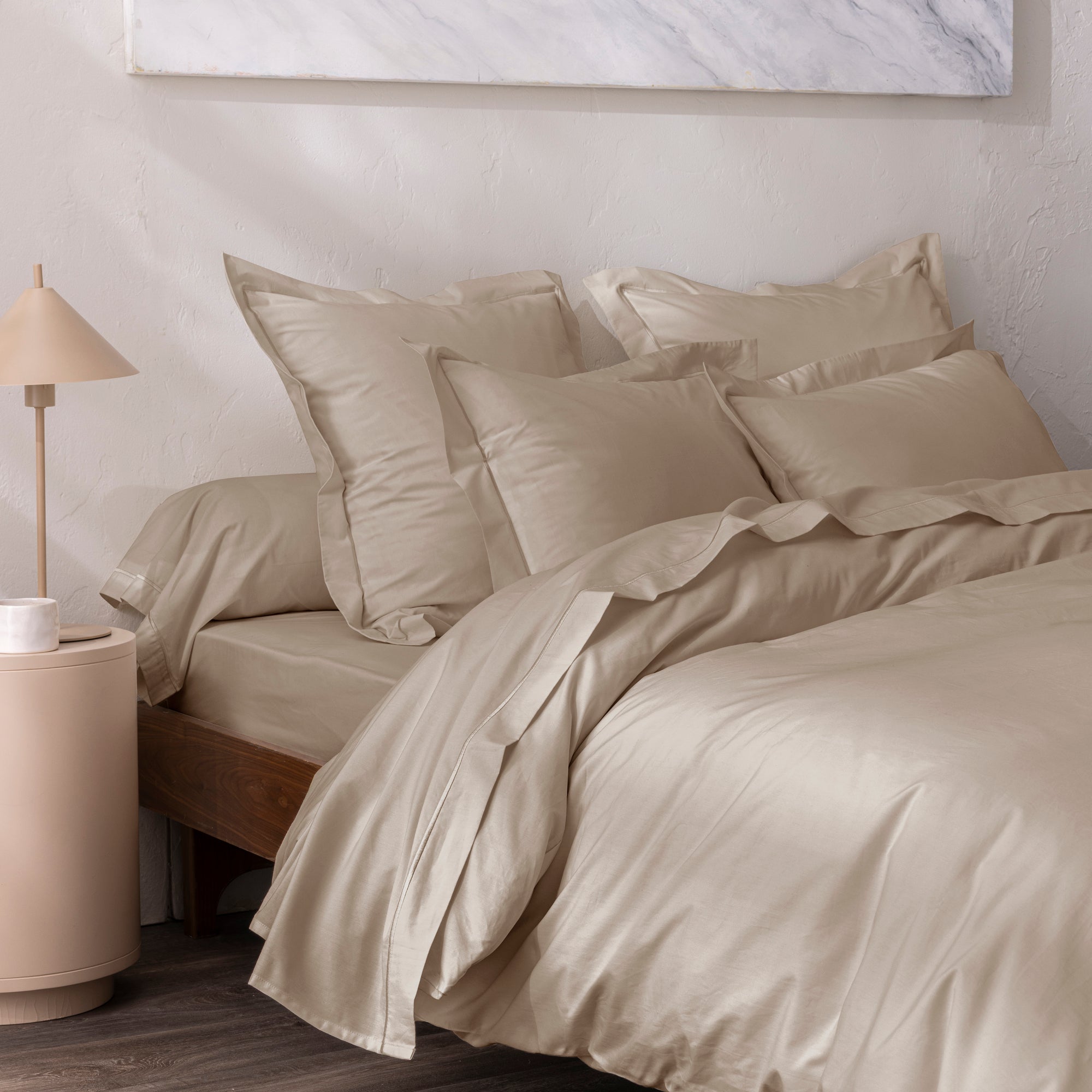 Fitted Sheet - 100% Percale Cotton - Linen