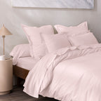 Sábana bajera ajustable - 100% algodón percal - Rosa
