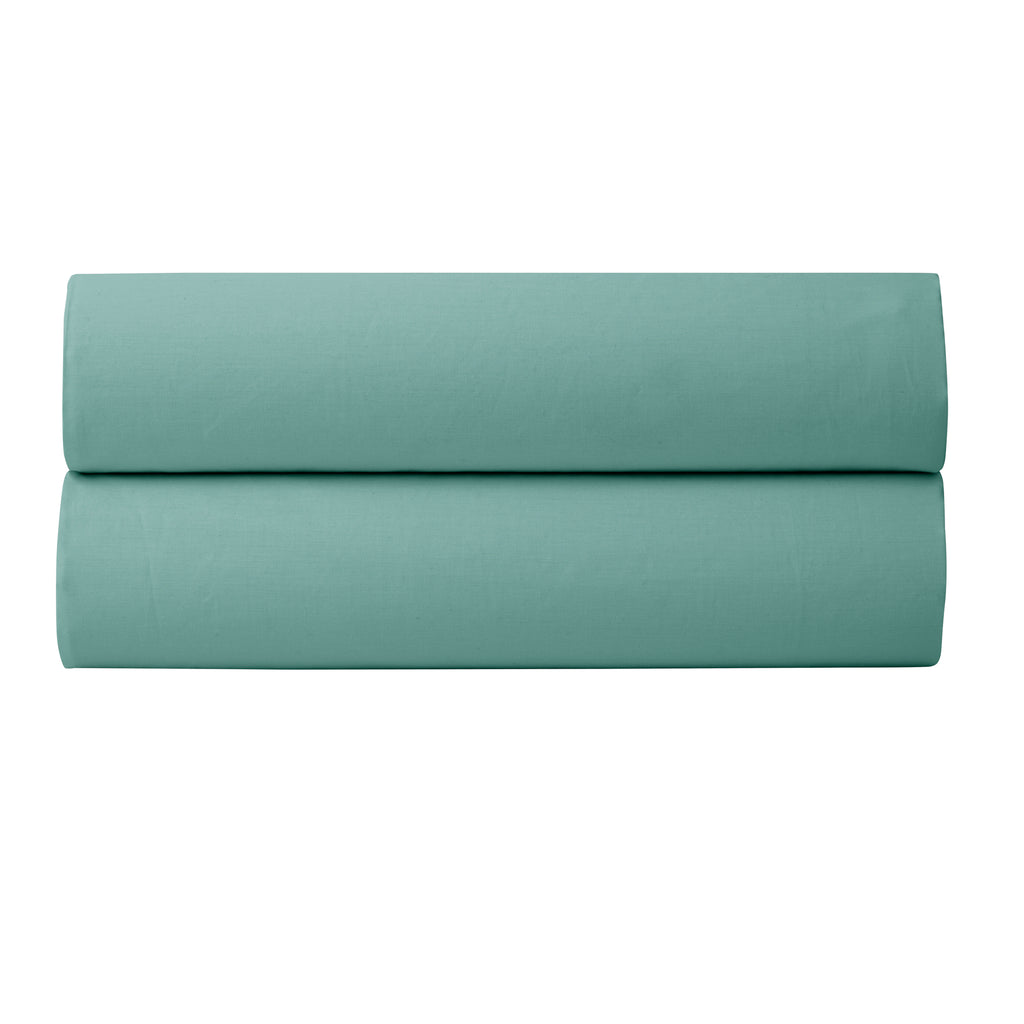 Fitted Sheet - 100% Percale Cotton - Celadon