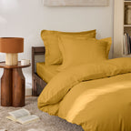 Fitted Sheet - 100% Percale Cotton - Mango