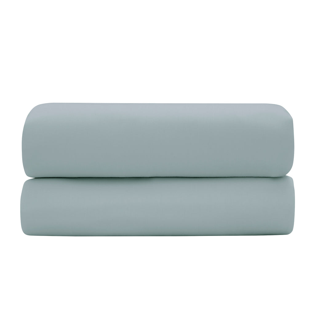 “Prestige” Fitted Sheet - Cotton Satin - Celadon