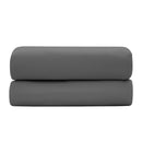 Drap Housse "Prestige" - Satin De Coton - Graphite