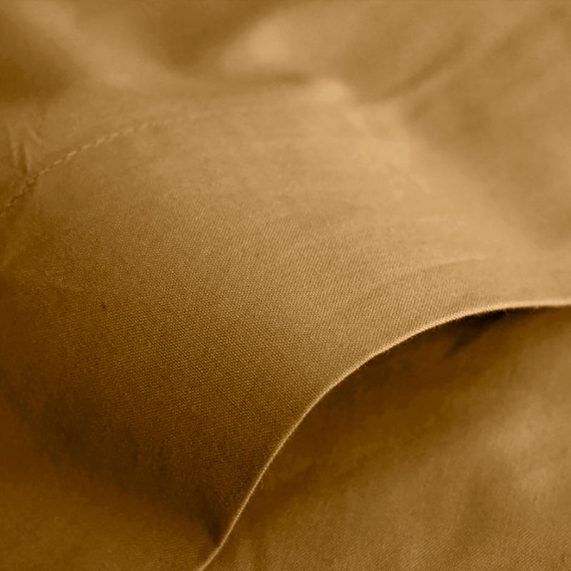 Drap Plat - 100% Coton - Caramel