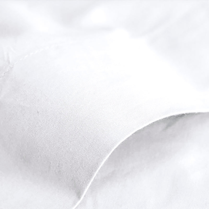 Drap Plat - 100% Coton - Neige