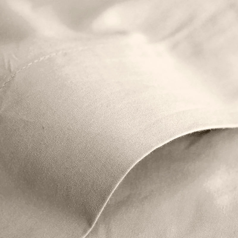 Drap Plat - 100% Coton - Sable