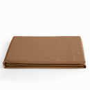 Drap Plat - 100% Coton - Taupe