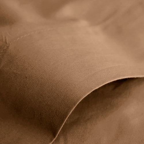 Drap Plat - 100% Coton - Taupe