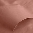 Drap Plat - 100% Coton - Vieux Rose