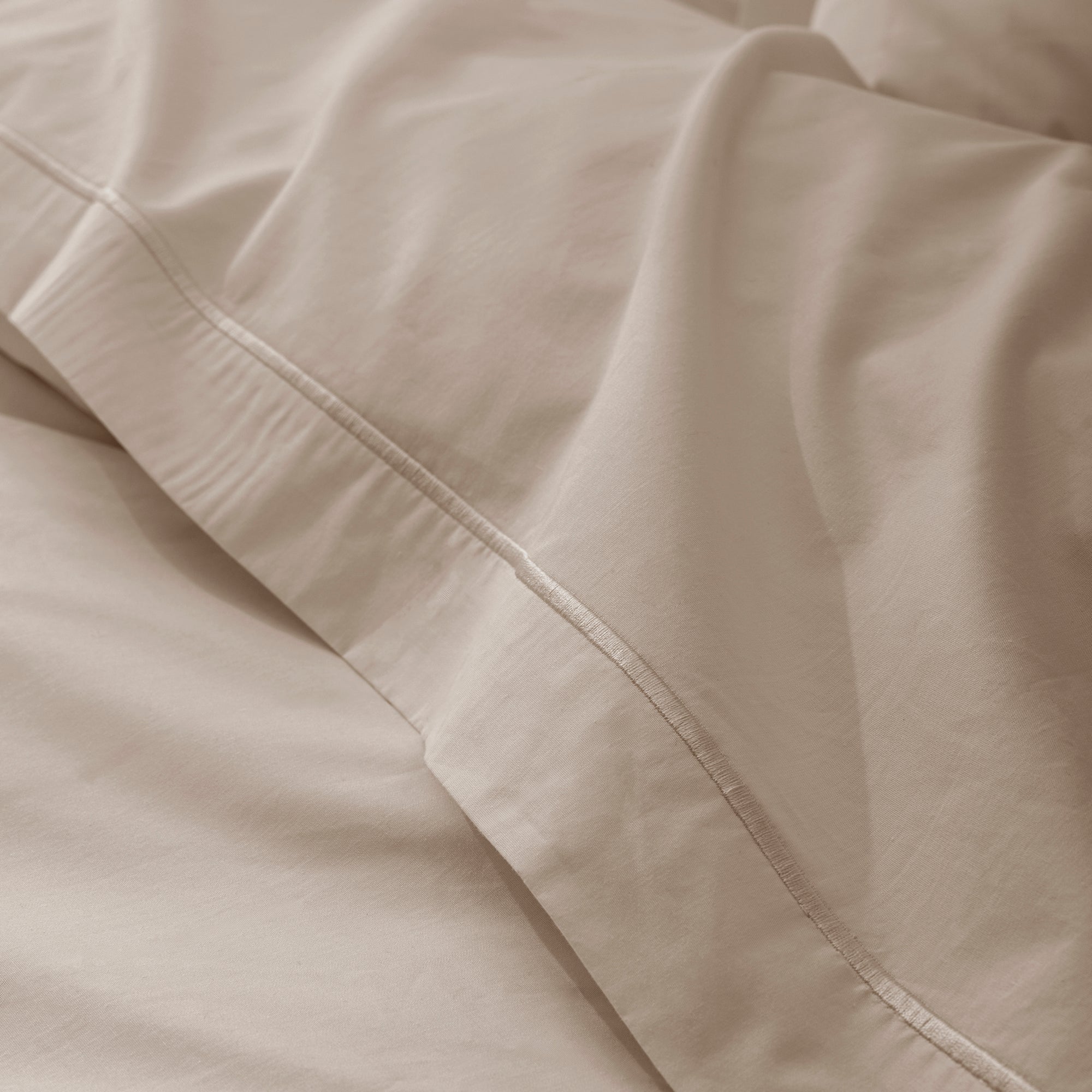 Flat Sheet - 100% Percale Cotton - Linen