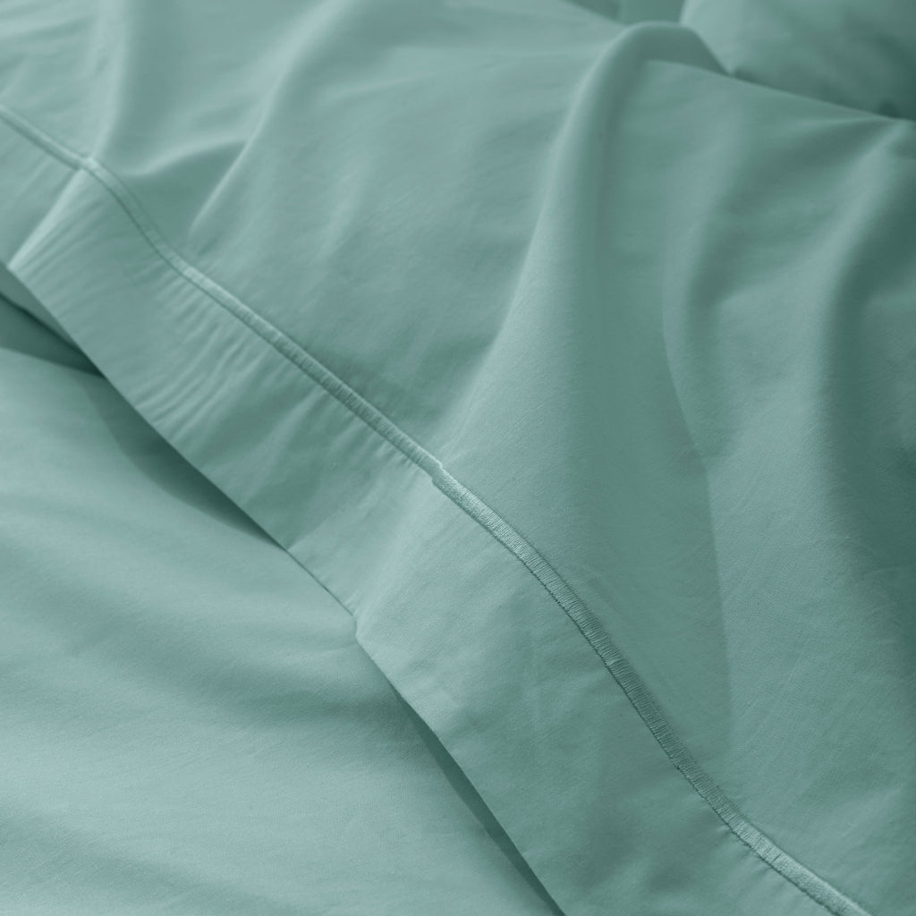 Flat Sheet - 100% Cotton Percale - Celadon
