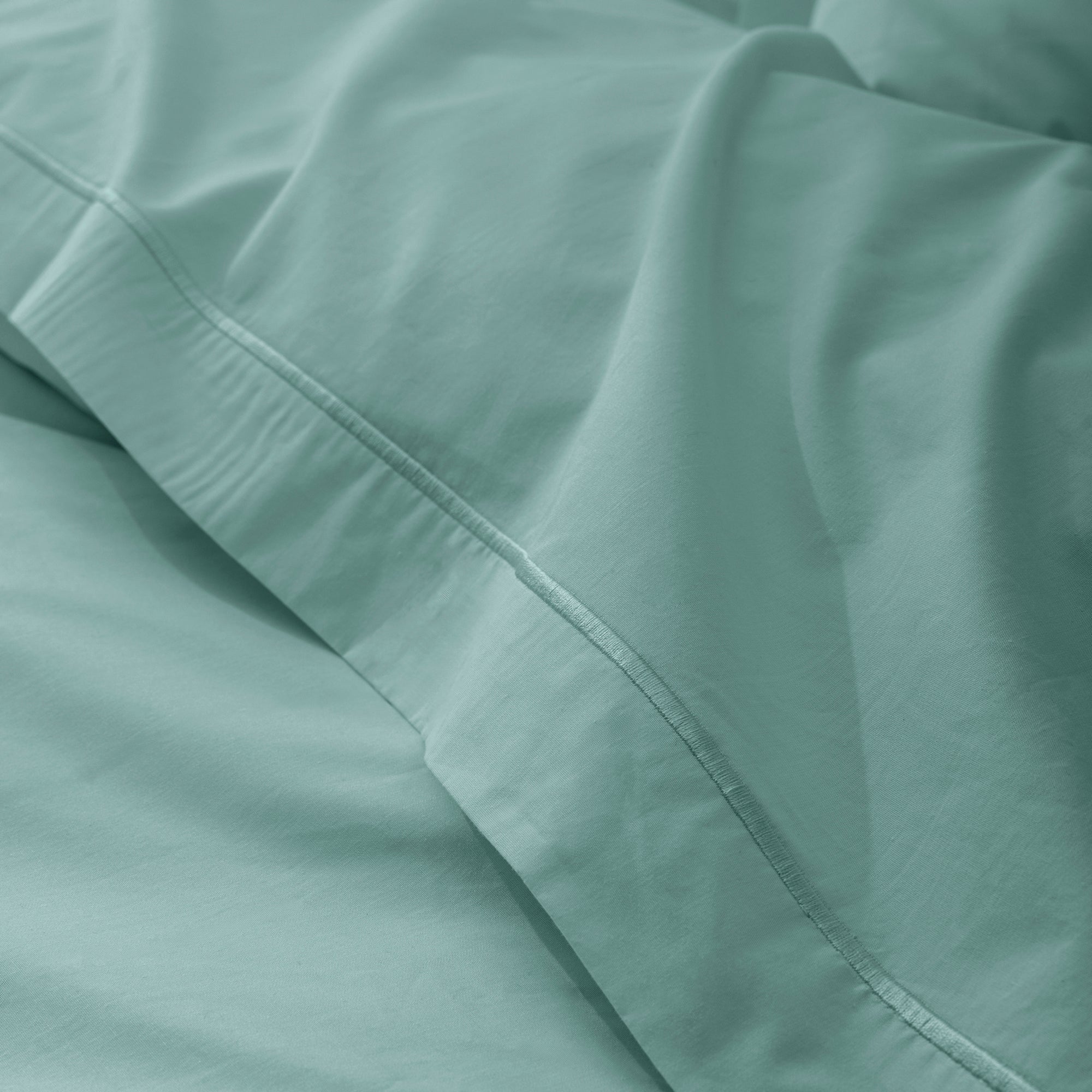 Flat Sheet - 100% Cotton Percale - Celadon