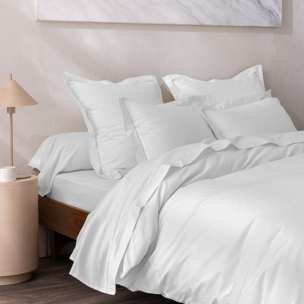 Flat Sheet - 100% Percale Cotton - Snow