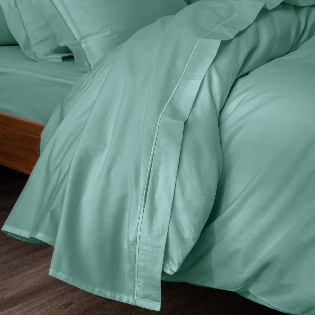 Flat Sheet - 100% Cotton Percale - Celadon