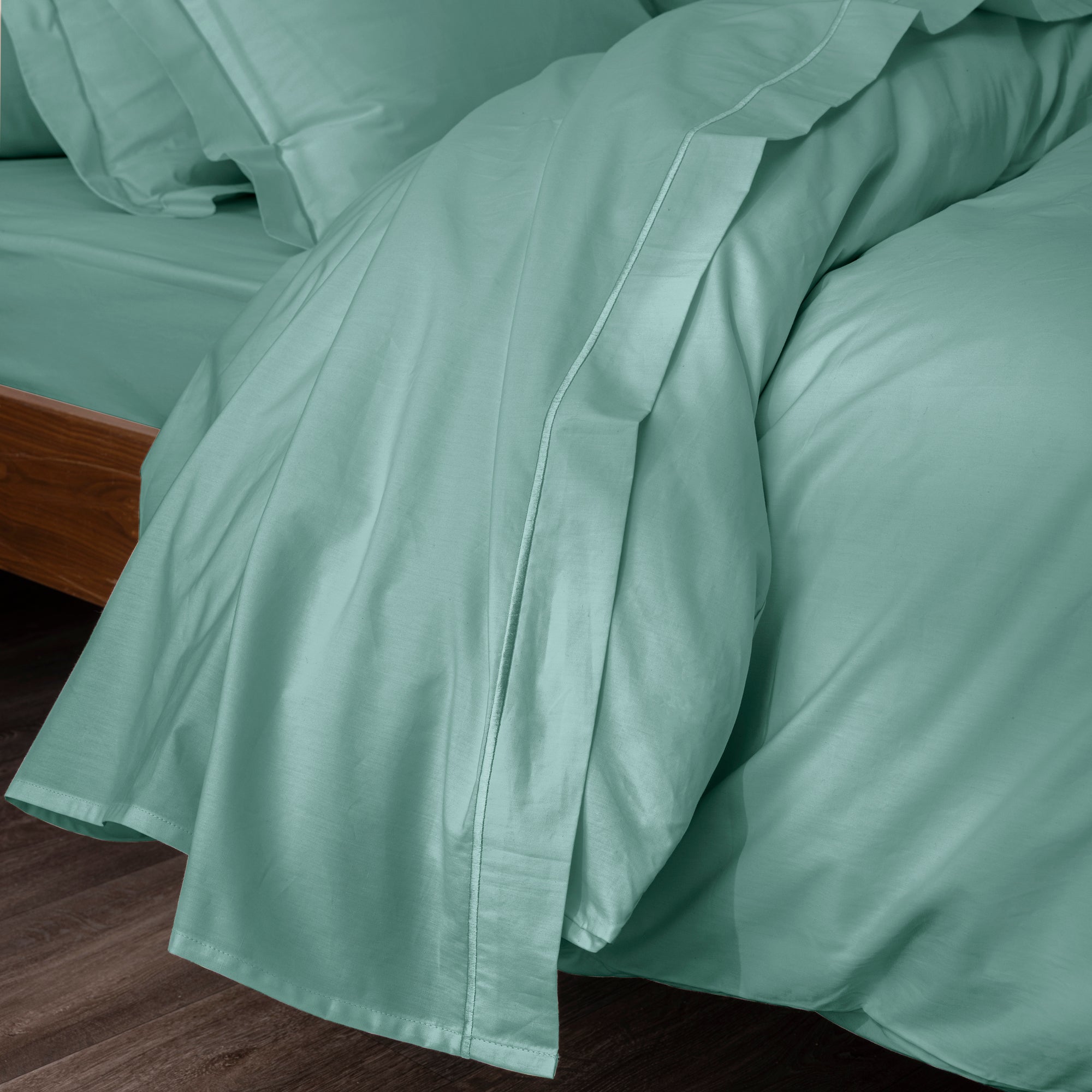Flat Sheet - 100% Cotton Percale - Celadon
